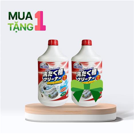 Combo siêu hời mua 1 tặng 1 Nước tẩy lồng máy giặt Mitsuei Smile Choice 550g