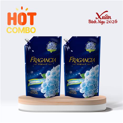 Combo siêu tiết kiệm 2 Nước xả đậm đặc làm mềm vải Rocket 1.5L