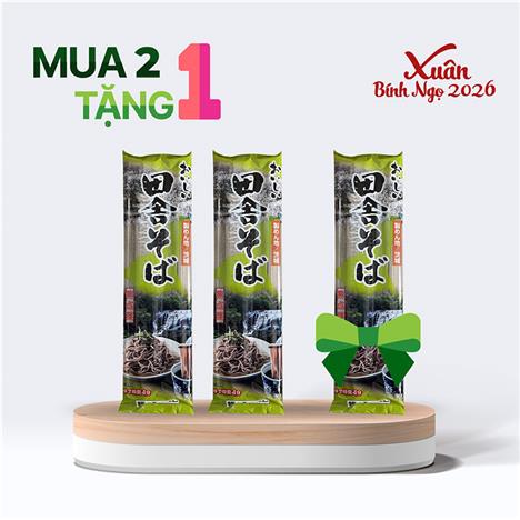 Combo siêu hời mua 2 tặng 1 Mì Soba Nhật Bản 200g