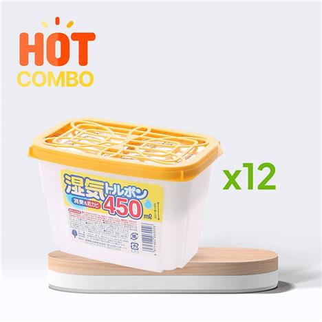 Combo siêu tiết kiệm 12 Chất hút ẩm khử mùi chống mốc Kokubo 450ml